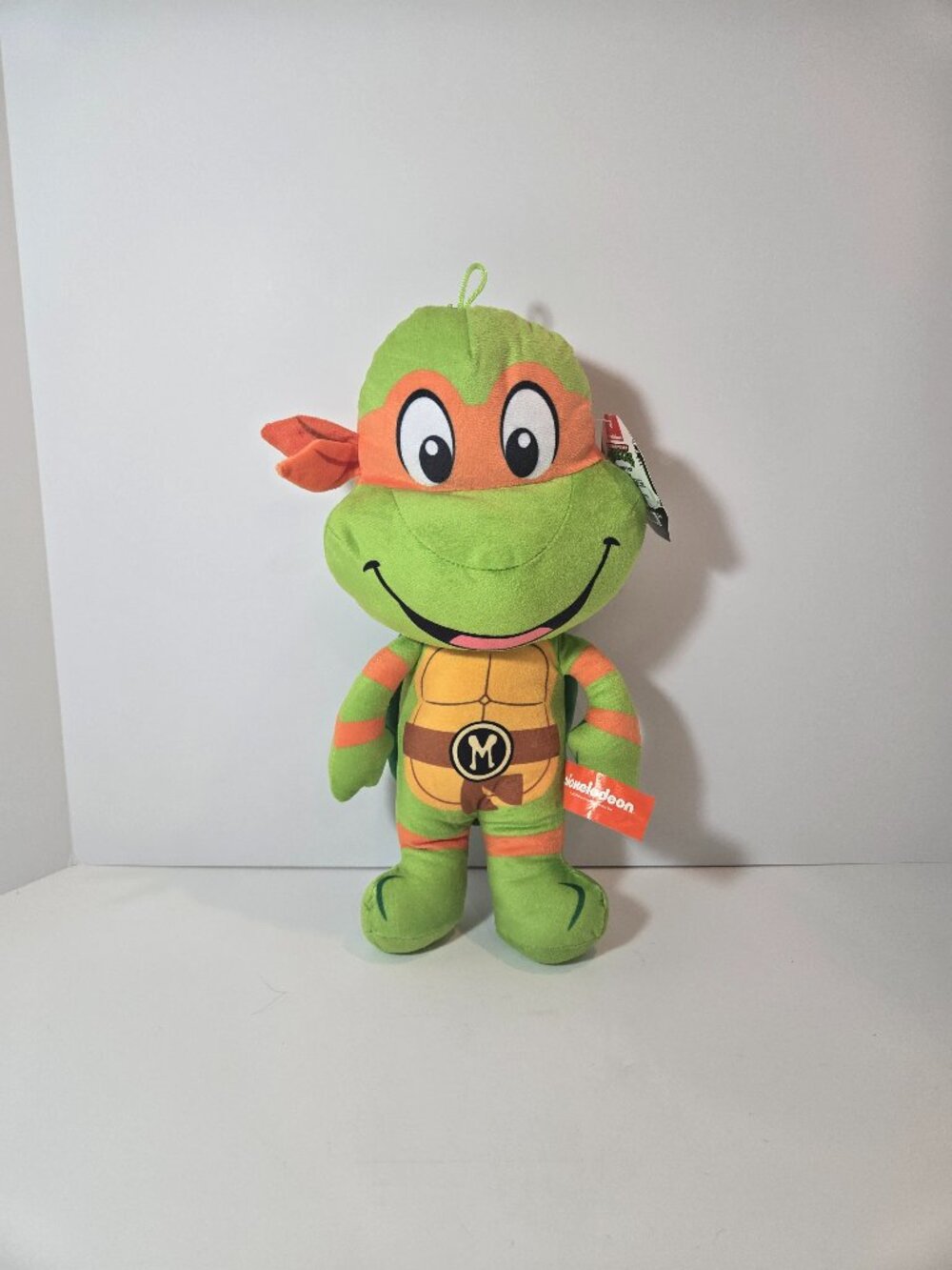 NWT‎ Nickelodeon Teenage Mutant Ninja Turtles 14" Plush Doll Toy - Michelangelo